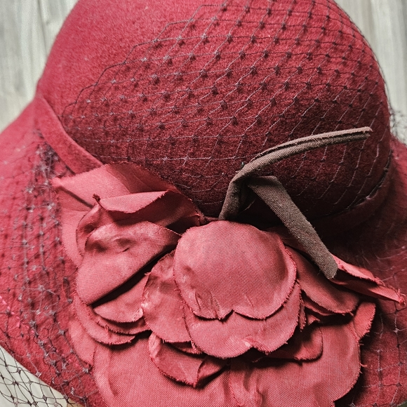 Betmar Style WPL 5923 100% Wool  Late 1950s early 1960s Cherry Red - Picture 14 of 16